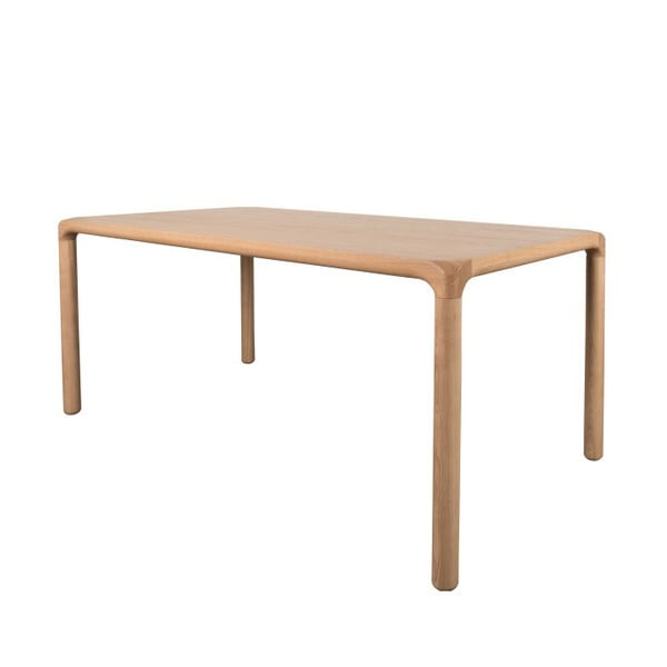 Masă de dining cu aspect de lemn de frasin 90x180 cm Storm – Zuiver-image-1