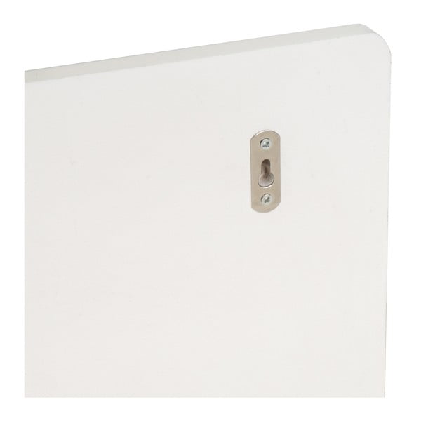 Cuier de perete alb cu raft – Casa Selección-image-3