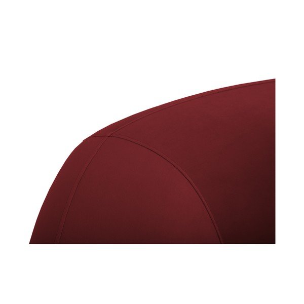 Canapea burgundy cu tapițerie din catifea 237 cm Santi – Interieurs 86-image-4