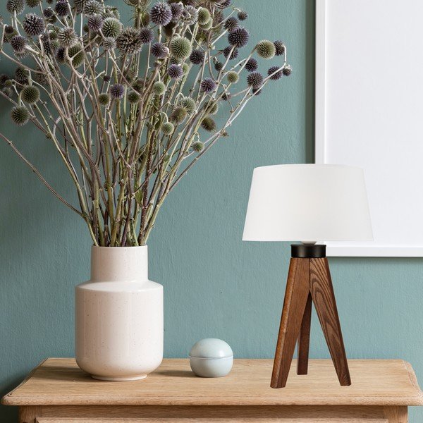 Veioză albă/în culoare naturală - LAMKUR-image-1