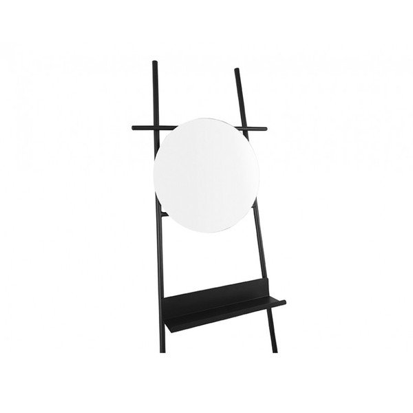 Scară decorativă cu oglindă Leitmotiv Glint, negru-image-2