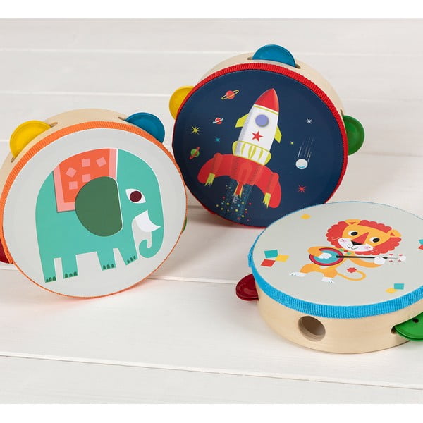 Jucărie muzicală Tambourine Animal Band – Rex London-image-2