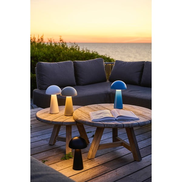 Veioză gri LED cu control prin telecomandă (înălțime 28 cm) Sam – Sirius-image-3