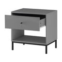 Noptieră gri Celine – Støraa