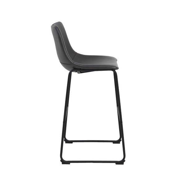 Scaun de bar gri închis Jeddo – Light & Living-image-3