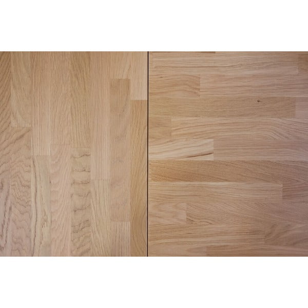 Extensie blat din lemn de stejar lustruit pentru masa de dining Rowico Brooklyn-image-4