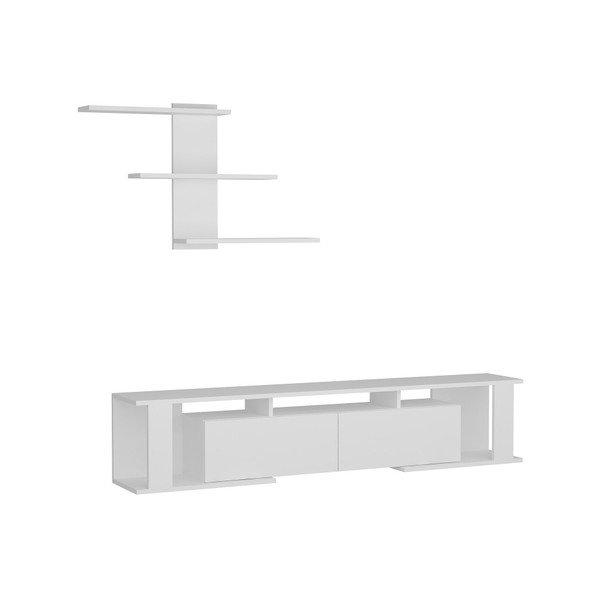 Mobilier TV Woody Fashion Game, alb-image-2