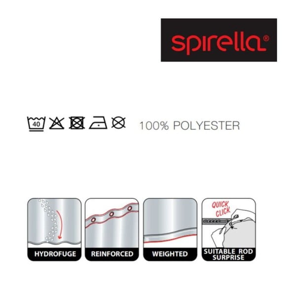 Perdea de duș 180x200 cm Ricco – Spirella-image-4