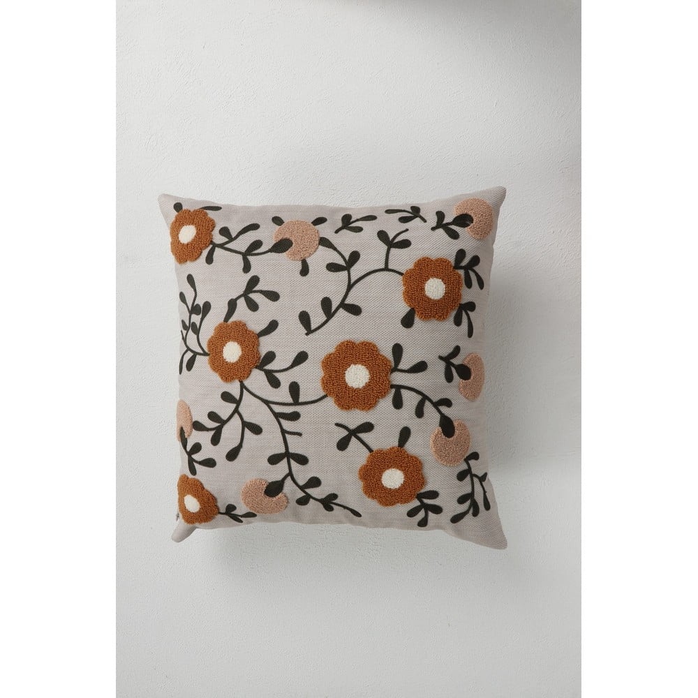 Pernă decorativă din in 43x43 cm Fulya – Mioli Decor