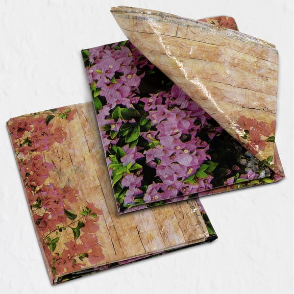 Paravan pentru balcon din plastic 500x85 cm Flowers – Maximex-image-1