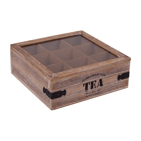 Cutie pentru pliculețe de ceai Tea Square Brown