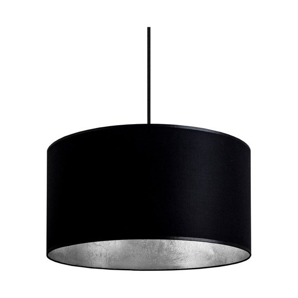 Lustră cu interiorul argintiu Sotto Luce Mika, ∅ 36 cm, negru-image-3