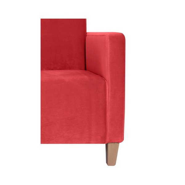 Fotoliu Max Winzer Milla Velvet, roșu-image-4