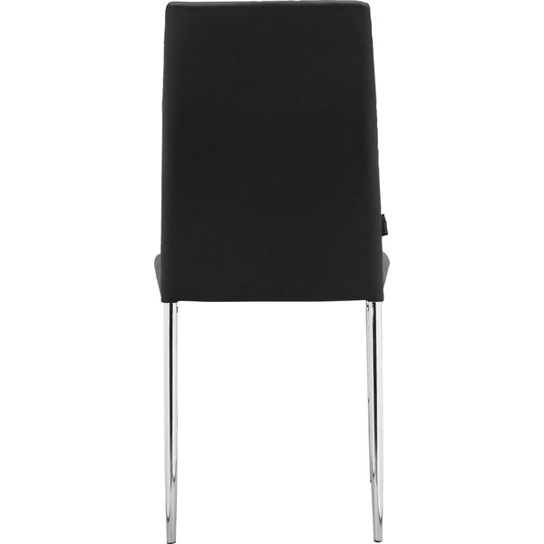 Scaune de dining negre 2 buc. din imitație de piele Edita – Støraa-image-4