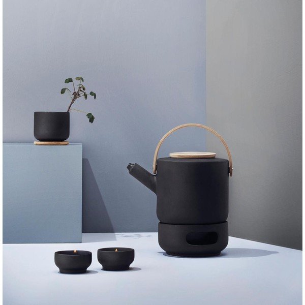 Încălzitor pentru ceainic din gresie ceramică Theo – Stelton-image-1