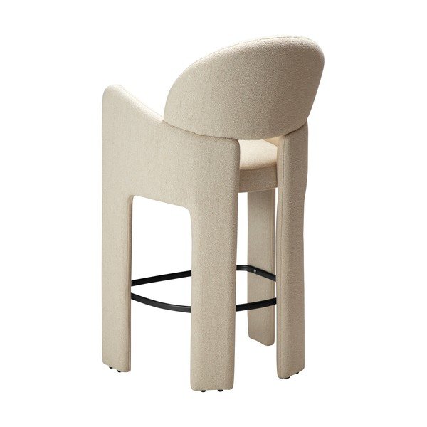 Scaun de bar bej (înălțime șezut 68,5 cm) Aole – DAN-FORM Denmark-image-4