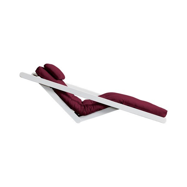 Șezlong variabil Karup Design Figo, White/Bordeaux, 70 cm-image-3
