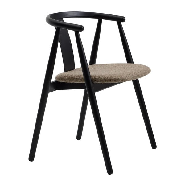 Scaun de dining negru/bej Relate – Unique Furniture