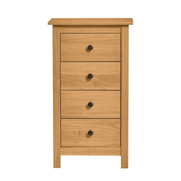 Comodă cu 4 sertare din lemn masiv de pin Marckeric Berna-image-4