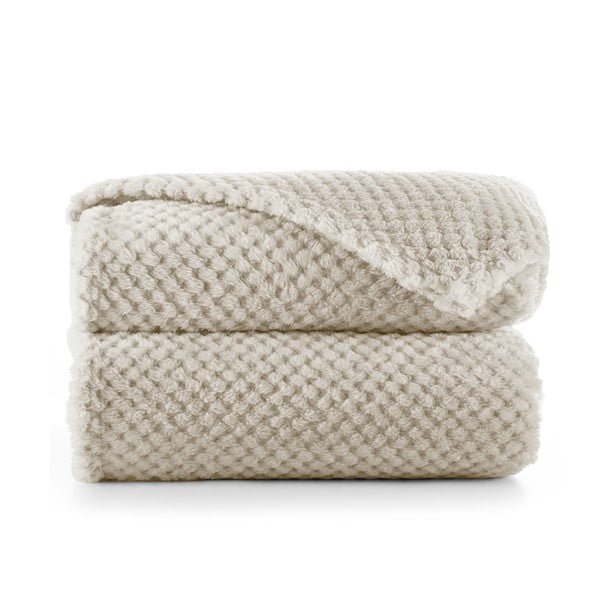 Pătură din microfibră DecoKing Henry, 150 x 200 cm, maro deschis-image-2