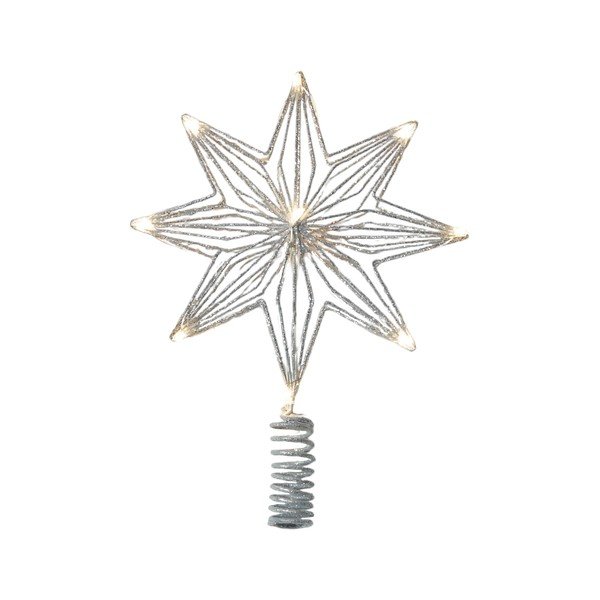 Decorațiune luminoasă argintie cu baterii Chloe – Sirius