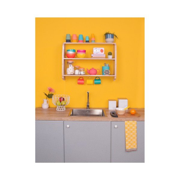 Cană din ceramică pentru cappucino PT KITCHEN Silk, roz neon-image-1