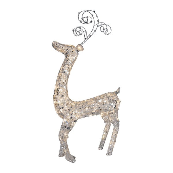 Decorațiune luminoasă cu LED Best Season Reindeer with Sequins, 115 cm