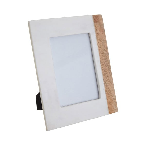 Ramă foto alb-natural din piatră 20x25 cm Sena – Premier Housewares