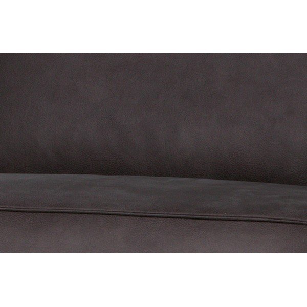 Canapea cu husă din imitație de piele BePureHome Statement, lungime 280 cm, gri închis-image-1