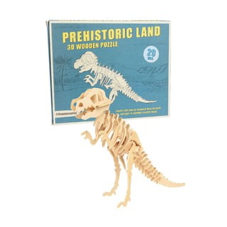Puzzle cu dinozaur 3D din lemn Rex London Tyrannosaurus