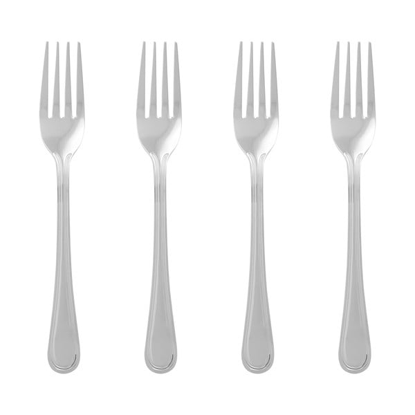 Furculițe argintii din oțel inoxidabil 4 buc. Classic – Premier Housewares