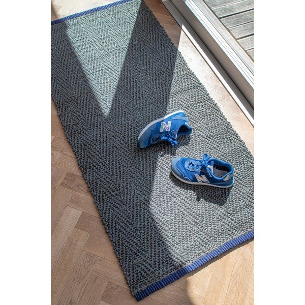 Covor tip traversă verde închis din iută 70x150 cm Notes – Mette Ditmer Denmark-image-2