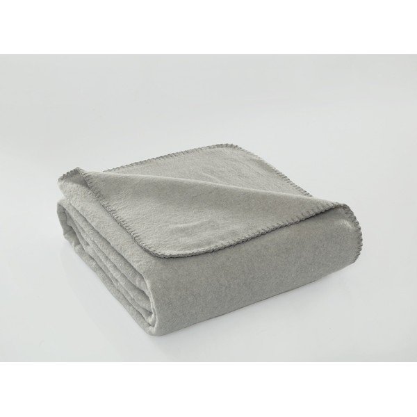 Pătură gri din polar, fleece 130x170 cm Brighton – Mijolnir-image-2