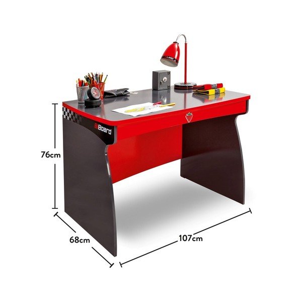 Birou Champion Racer Study Desk, roșu-image-1