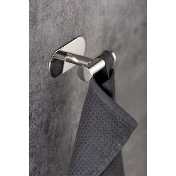 Cârlig dublu de perete, oțel inoxidabil Wenko Turbo-Loc® Orea-image-3