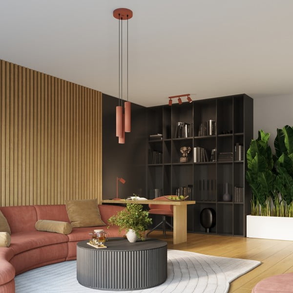 Lustră cărămizie ø 19,5 cm Gleam – Sollux-image-1