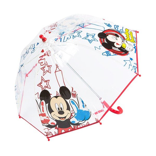 Umbrelă pentru copii Ambiance Mickey Rouge-image-2
