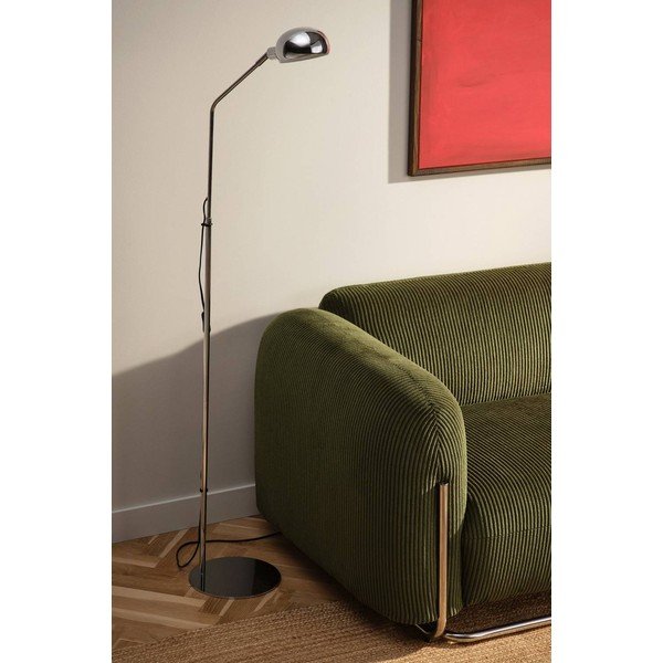Lampadar argintiu lucios cu structură flexibilă din metal (înălțime 146 cm) Lincon – Jotex-image-2