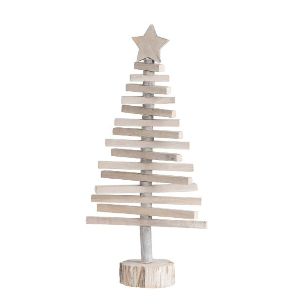Decorațiune din lemn pentru Crăciun J-Line Tree, înălțime 52 cm