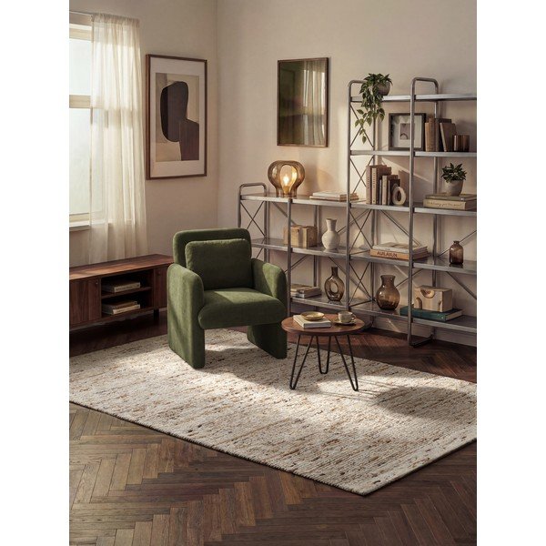 Covor bej țesut manual din lână 200x290 cm Bexley Woolwich – Ted Baker-image-1