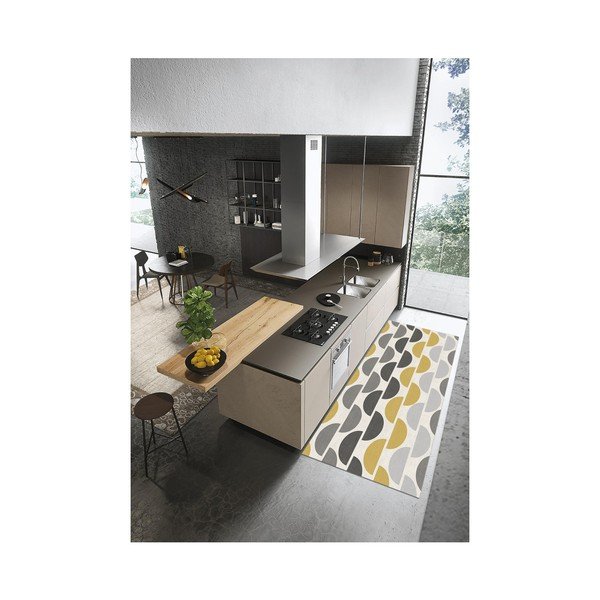 Traversă Floorita Halfmoon Grey Ochre, 60 x 190 cm, gri - galben-image-3