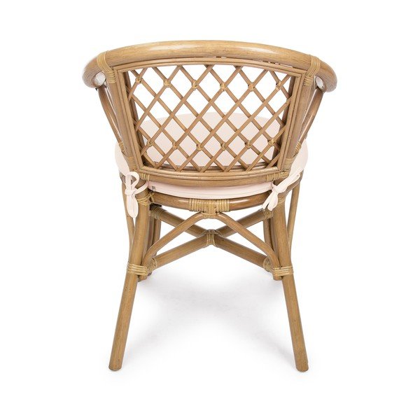 Scaun de grădină în culoare naturală din lemn masiv/din ratan Athina – Bizzotto-image-4