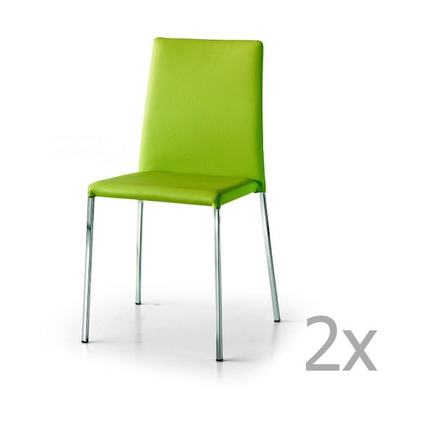 Set 2 scaune Castagnetti Greg, verde