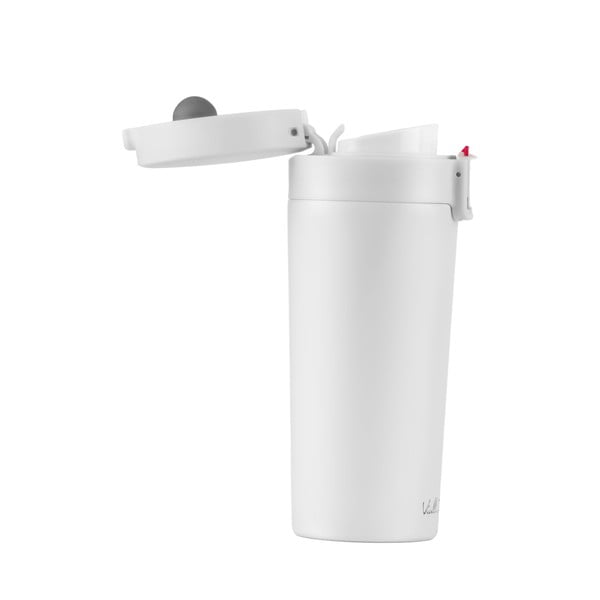 Cană termică Vialli Design Fuori, 400 ml, alb-image-2