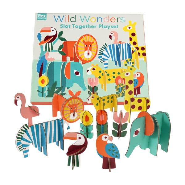Joc de pliere din lemn Wild Wonders - Rex London-image-3
