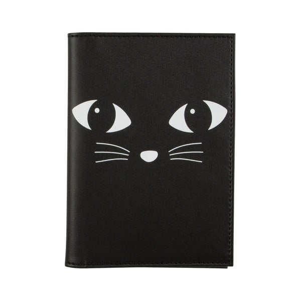 Husă pentru pașaport Sass & Belle Black Cat