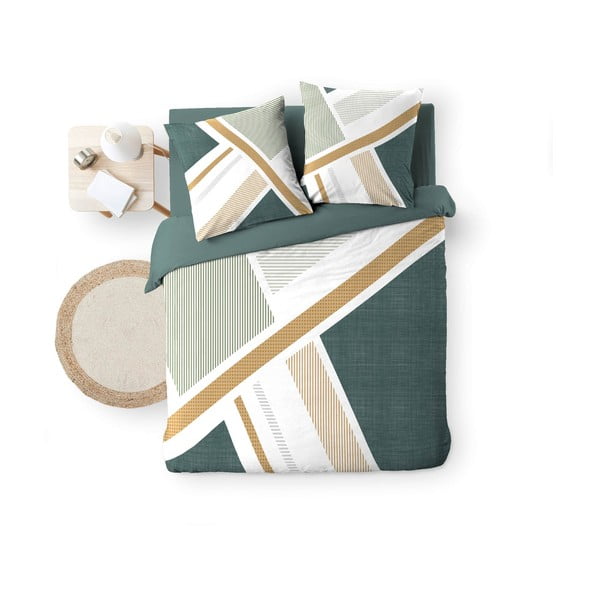 Lenjerie de pat albă din bumbac pentru pat dublu, extinsă 240x220 cm Zephyr – douceur d'intérieur-image-4