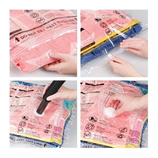 Set 3 saci mari cu vacuum iDesign Storage-image-2