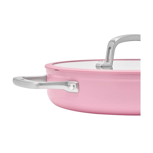 Tigaie cu capac/cu suprafață ceramică ø 28 cm tegame Meda 3.0 – FABINI-image-2