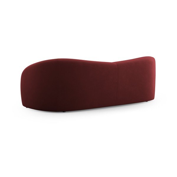 Canapea burgundy cu tapițerie din catifea 237 cm Santi – Interieurs 86-image-3